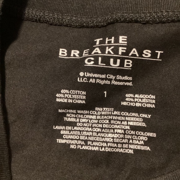 NWT Torrid The Breakfast Club t-shirts size 1 - Picture 3 of 5